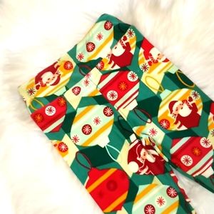 LulaRoe Christmas  🎅 Printed Ornaments S/ M Leggings-#1206